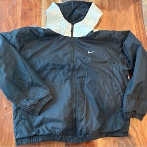 Classic Nike Black and White Windbreaker, Reversible